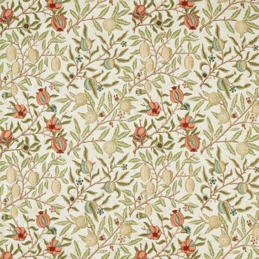 Fruit Wide Width Fabric Pear/Plaster Pink