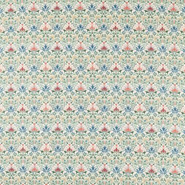 Meda Iris Fabric Rose/Thyme