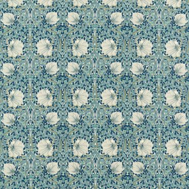 Pimpernel Fabric Cobalt/Mineral