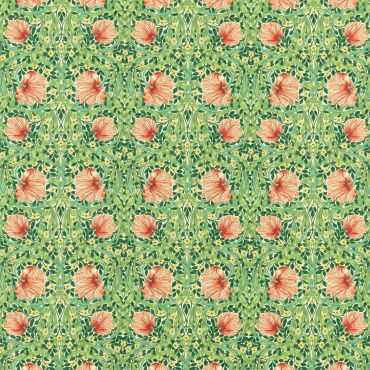 Pimpernel Fabric Shamrock/Watermelon