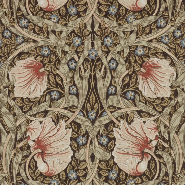 Pimpernel Wallpaper Walnut/Sage