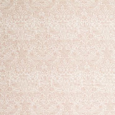 Pure Strawberry Thief Sheer Wide Width Fabric Blush