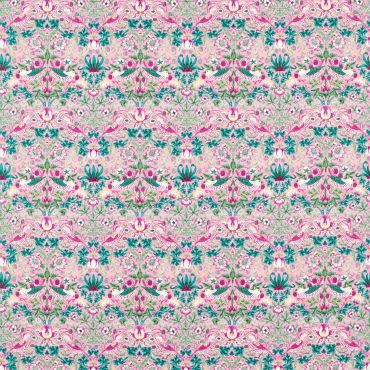 Strawberry Thief Fabric Miami Strip