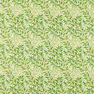 Willow Boughs Fabric Leaf Green