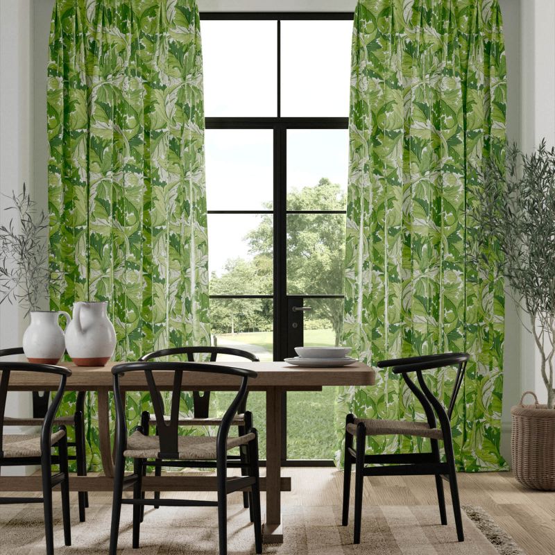 Acanthus Fabric Leaf Green