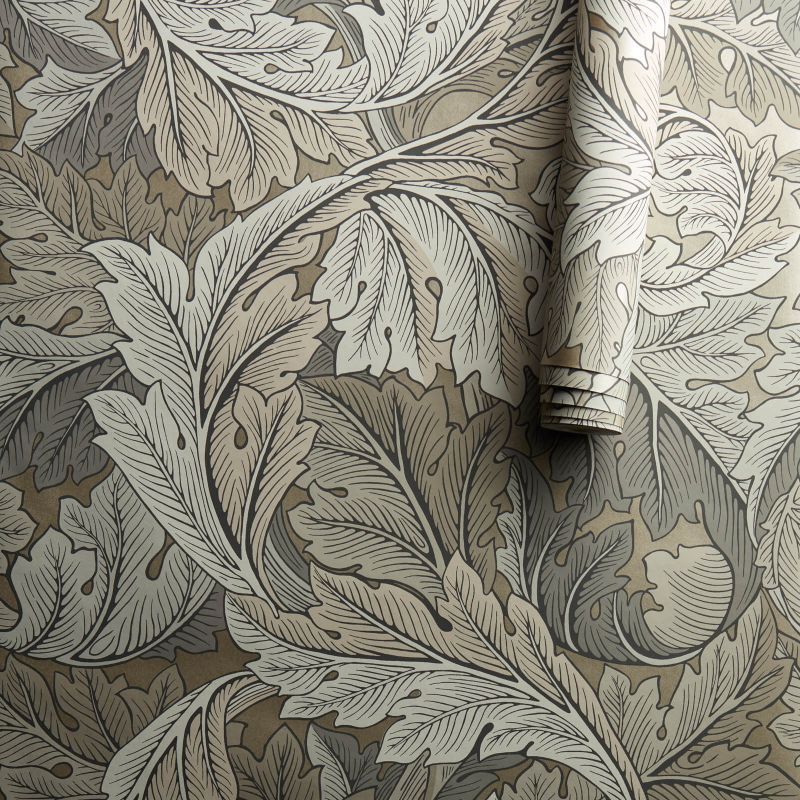 Acanthus Wallpaper Manilla/Stone