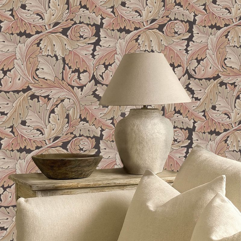 Acanthus Wallpaper Terracotta
