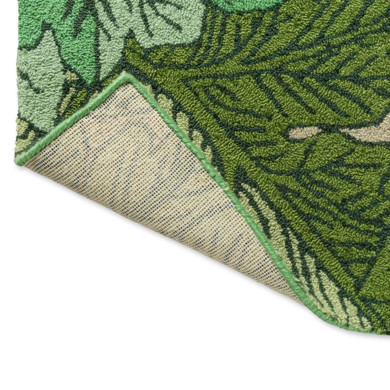 Acanthus Outdoor rug Nettle/Sky Blue 46766-200616 Nettle/Sky Blue