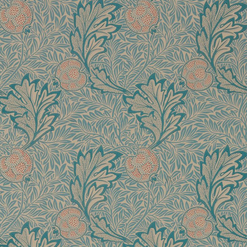 Apple Wallpaper Indigo Antique