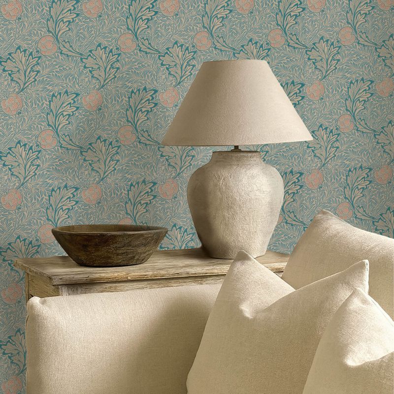 Apple Wallpaper Indigo Antique