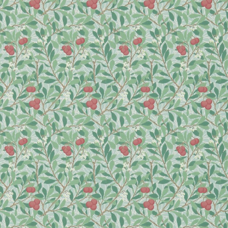 Arbutus Wallpaper Thyme/Coral