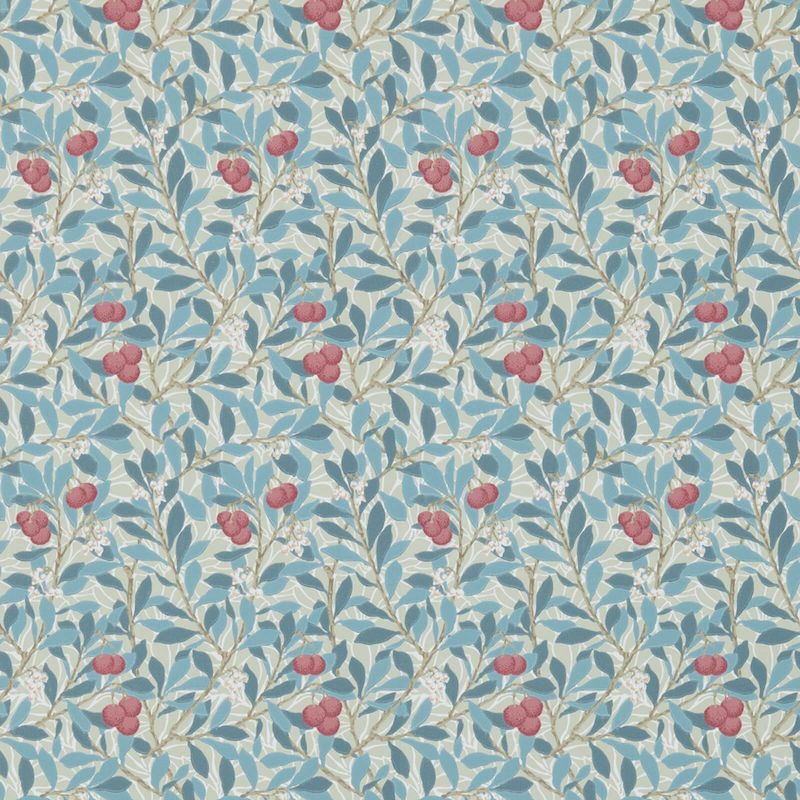 Arbutus Wallpaper Woad/Russet
