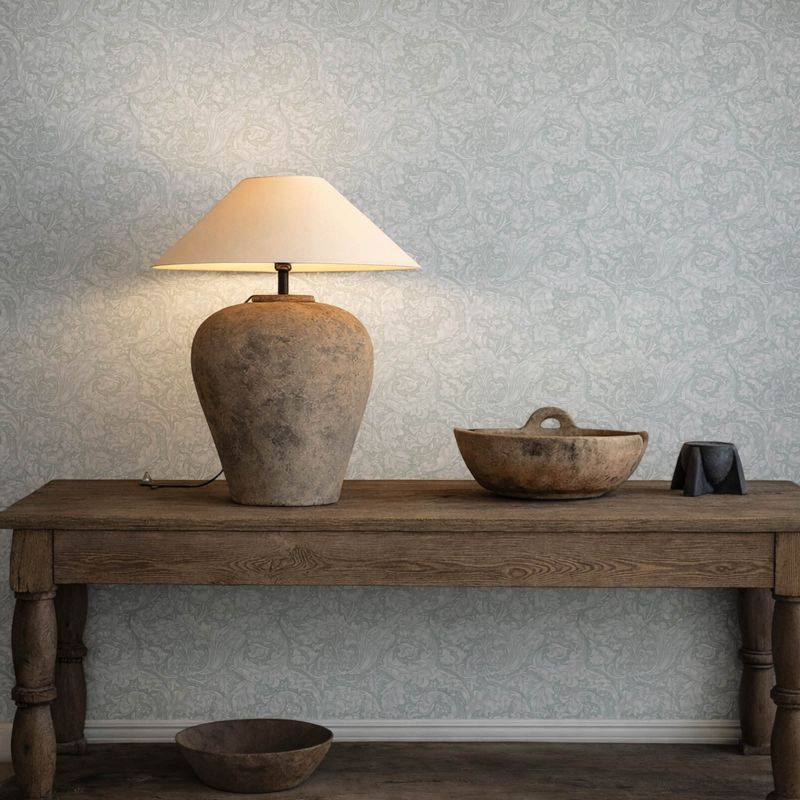 Bachelors Button Wallpaper Silver