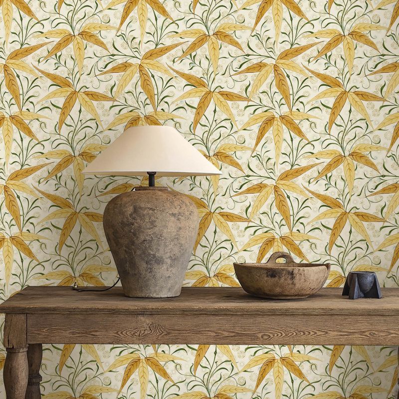 Bamboo Wallpaper Sunflower