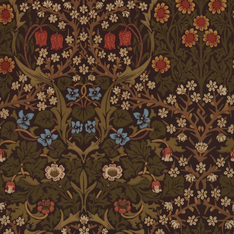 Blackthorn Wallpaper Rosewood
