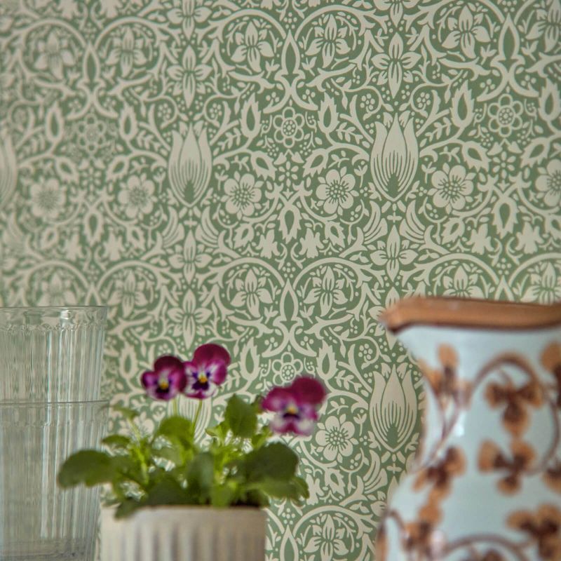 Borage Wallpaper Leafy Arbour