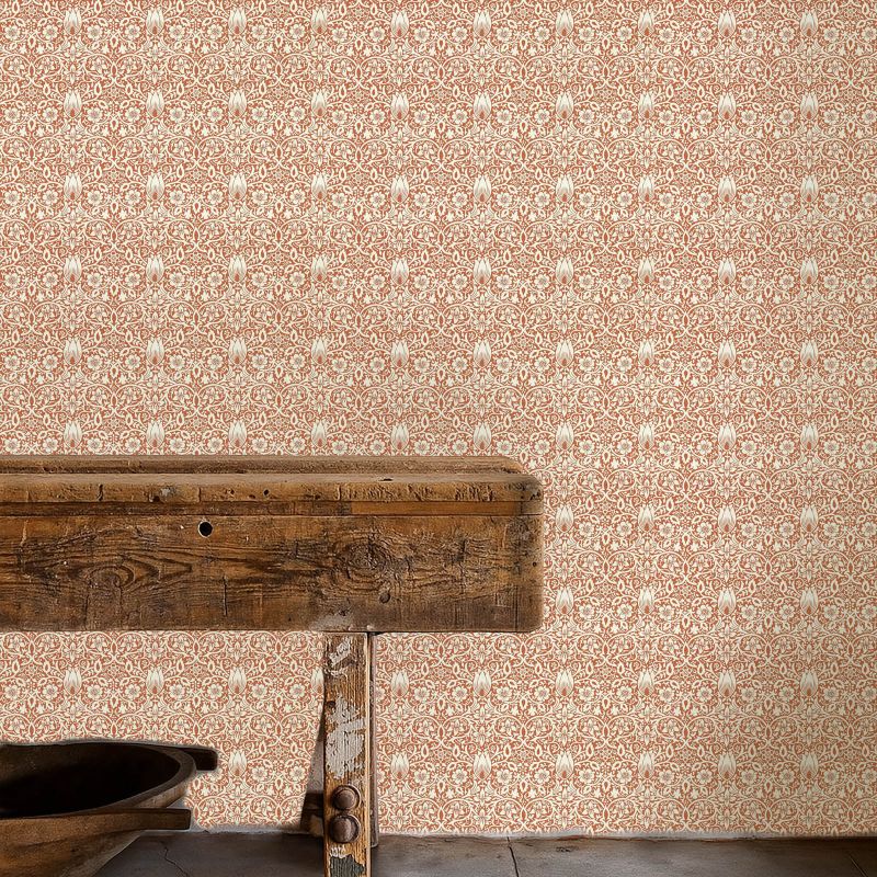 Borage Wallpaper Red House