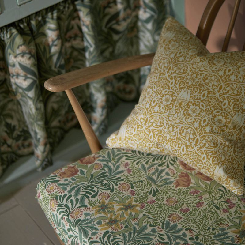 Borage Fabric Barbed Berry