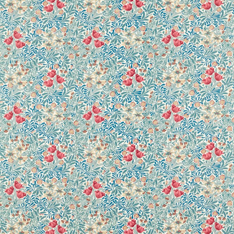 Bower Fabric Barbed Berry/Indigo