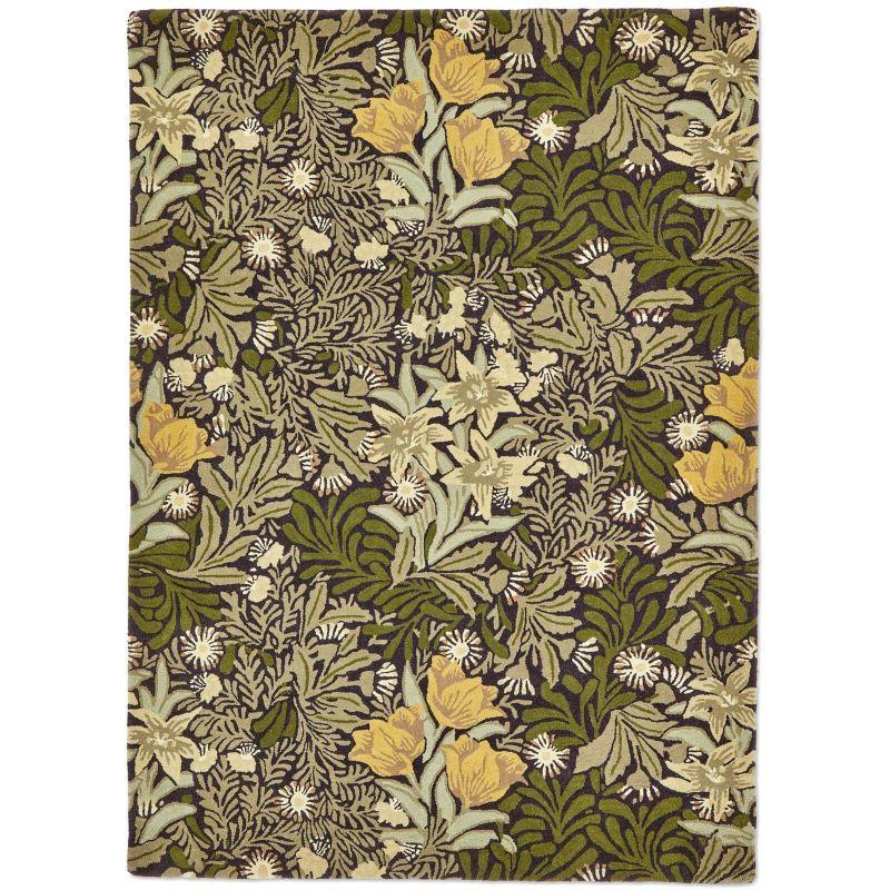 Bower rug Twining Vine Green 43954-200496 Twining Vine Green