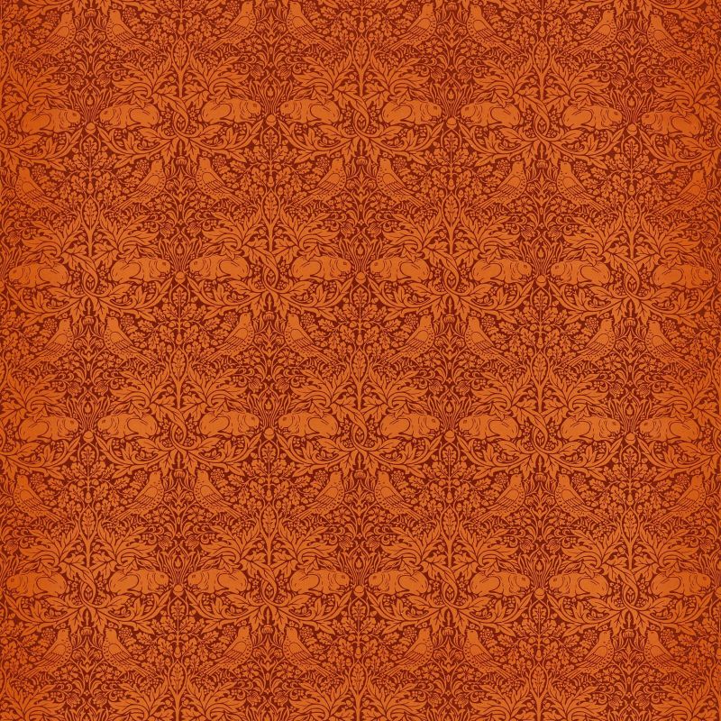 Brer Rabbit Fabric Burnt Orange