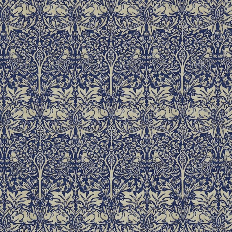 Brer Rabbit Fabric Indigo/Vellum