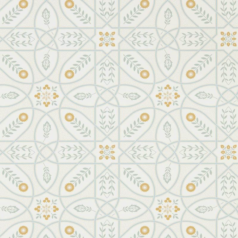 Brophy Trellis Wallpaper Ivory Sage
