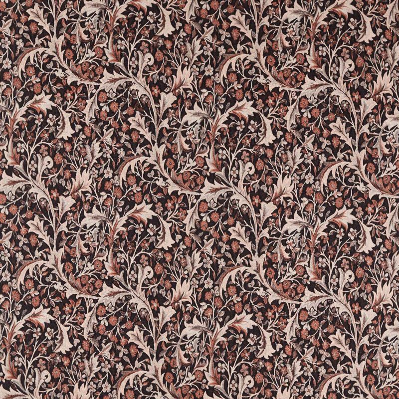 Clover & Vine Weave Fabric Russet