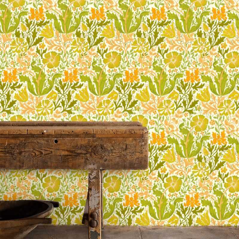 Compton Wallpaper Summer Yellow