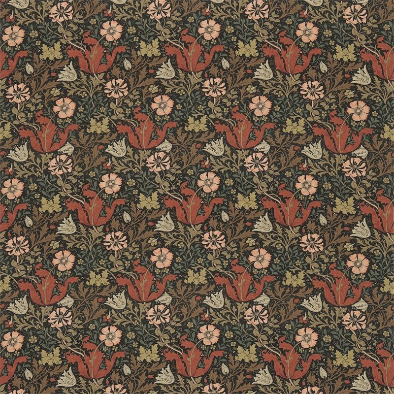 Compton Fabric Terracotta/Multi