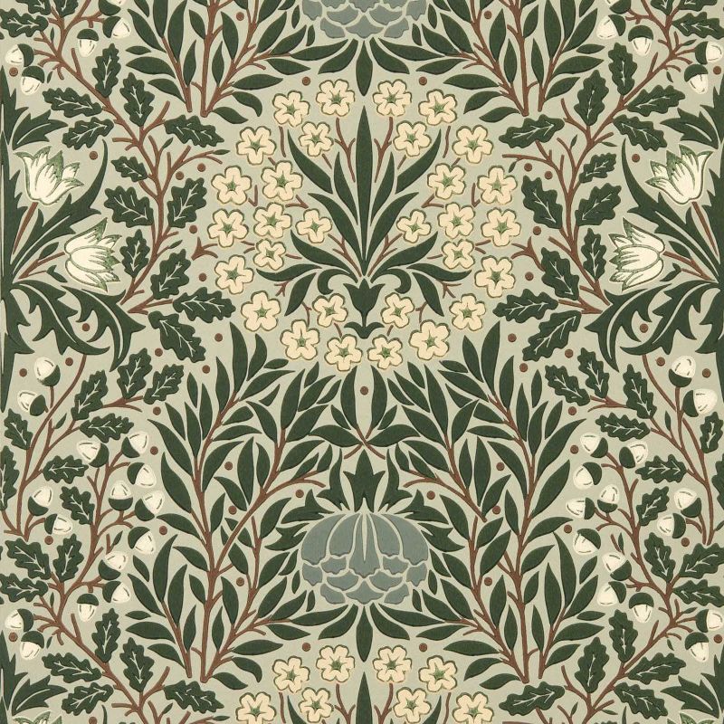 Daisy & Oak Wallpaper Sage/Forest