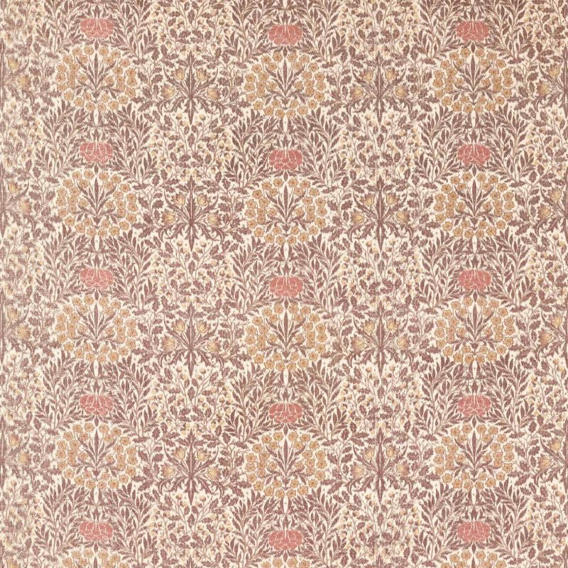 Daisy & Oak Warp Print Fabric Chestnut/Primrose