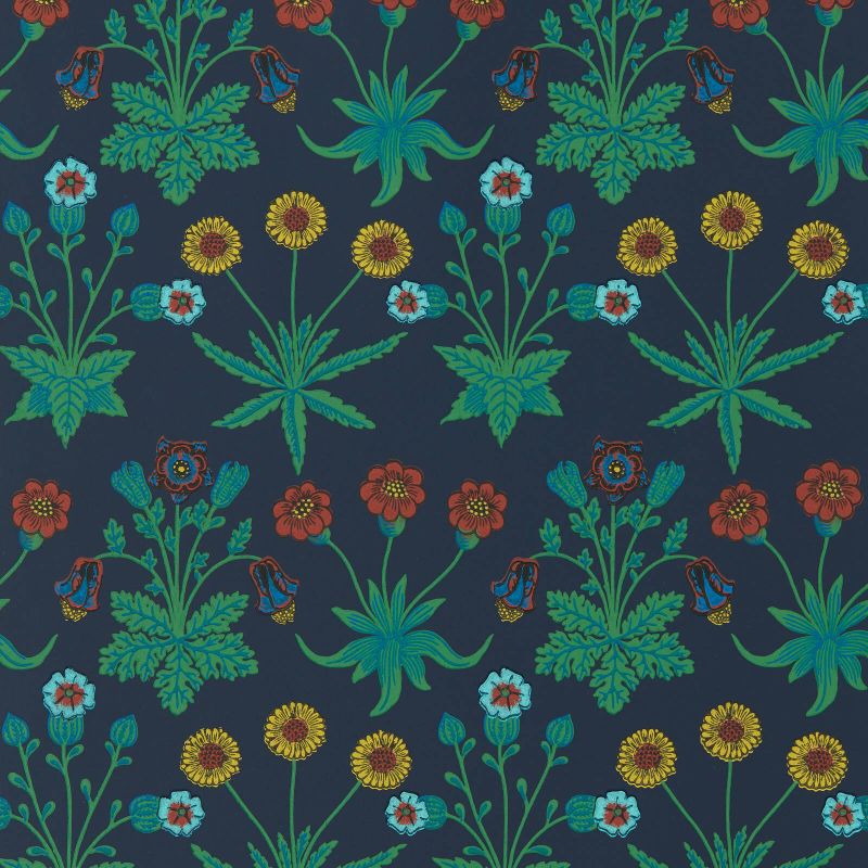 Daisy Wallpaper Midnight