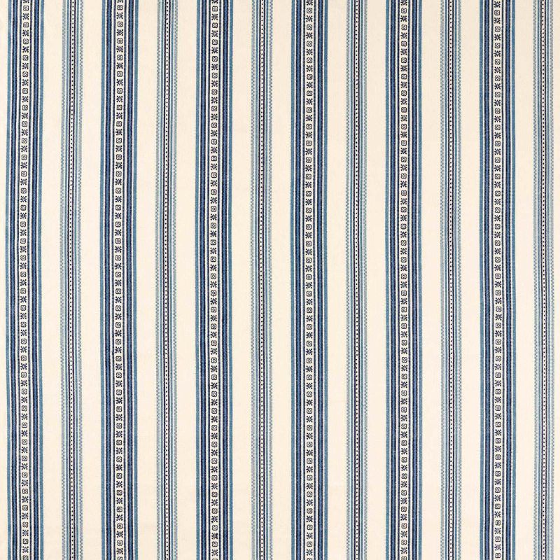 Dallington Stripe Fabric Indigo