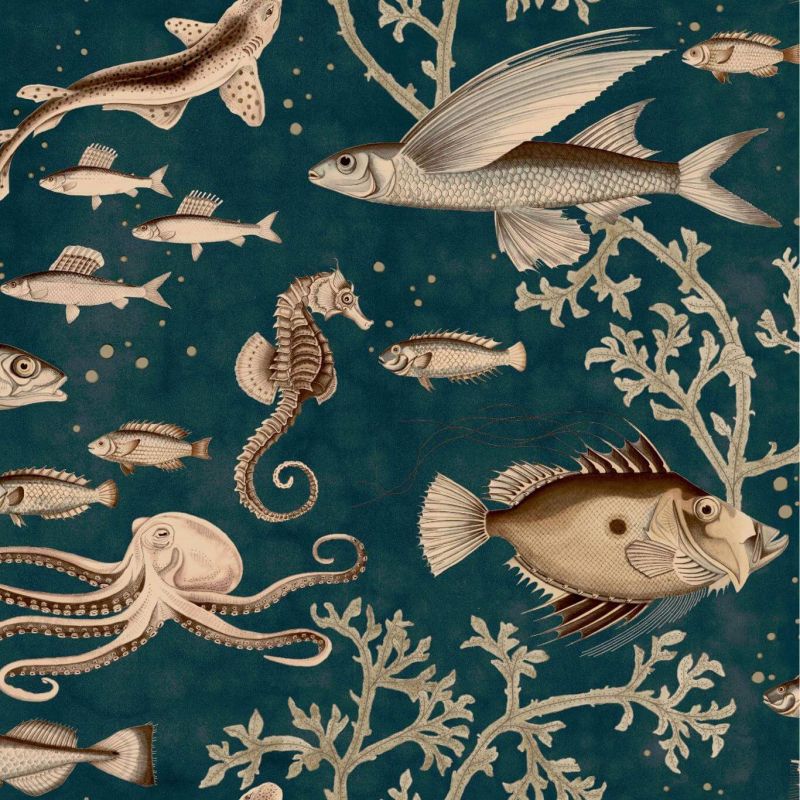 Dory Gigantica Wallpaper Deep Sea Bronze