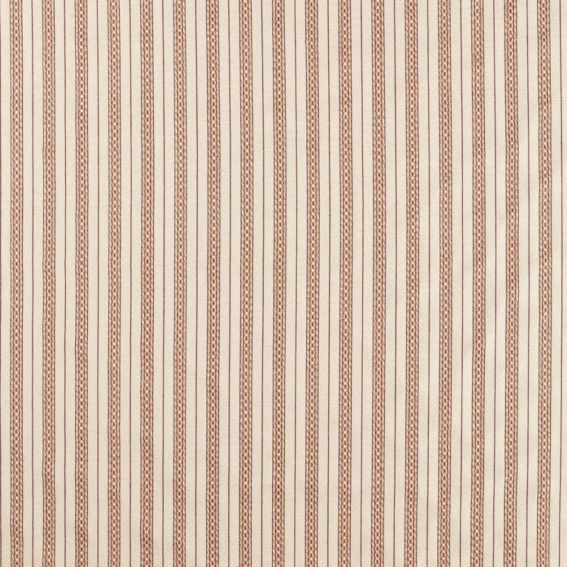 Elm Stripe Fabric Apricot/Linen