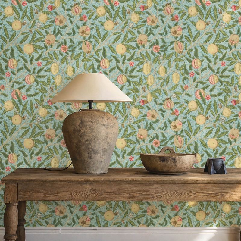 Fruit Wallpaper Slate/Thyme