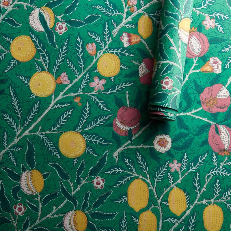 Fruit Wallpaper Tangled Green