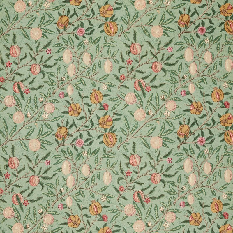 Fruit Velvet Fabric Privet/Thyme