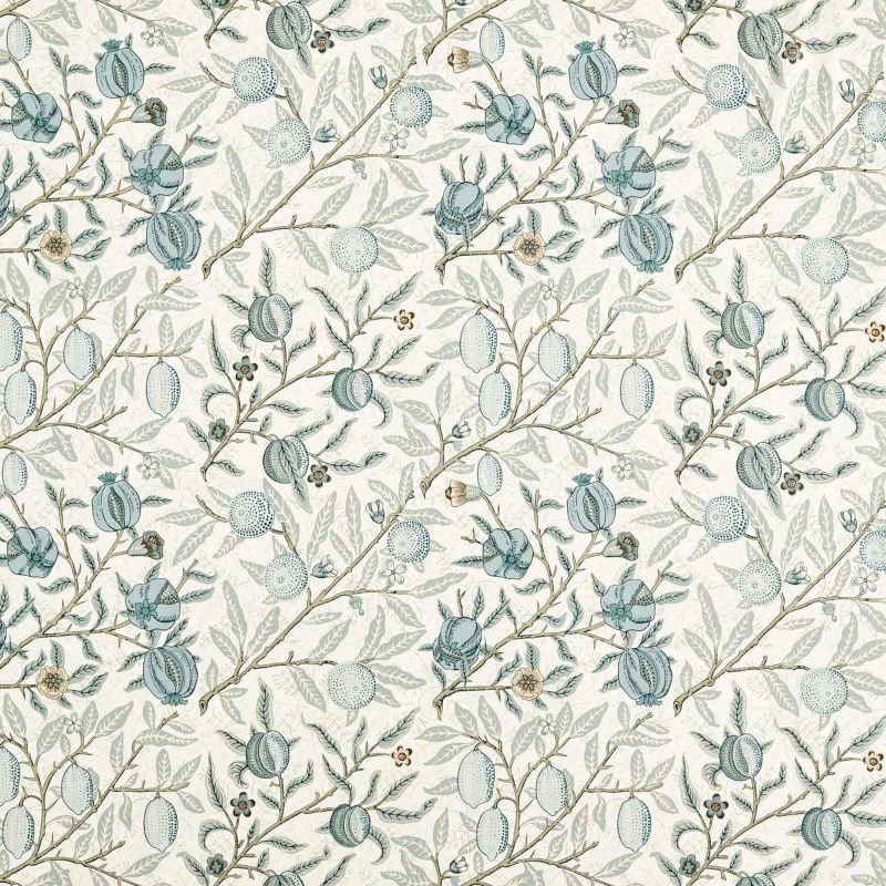Fruit Wide Width Fabric Mineral Blue