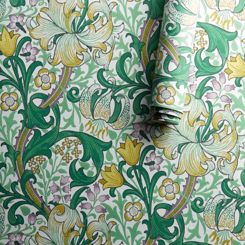 Golden Lily Wallpaper Secret Garden