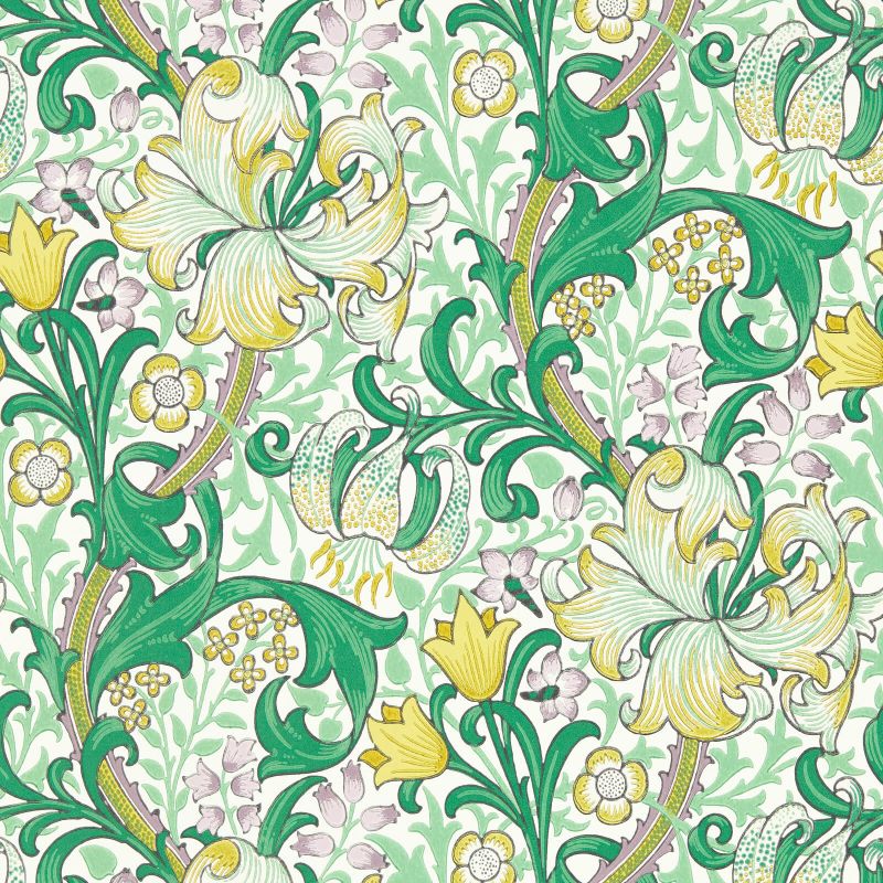 Golden Lily Wallpaper Secret Garden