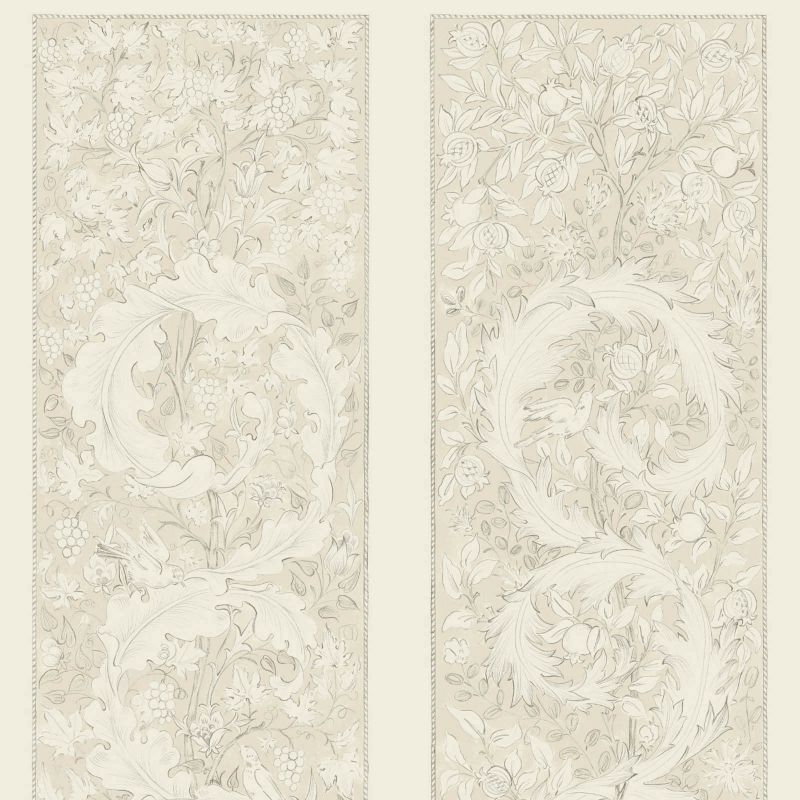 Grape & Pomegranate Wallpaper Parchment