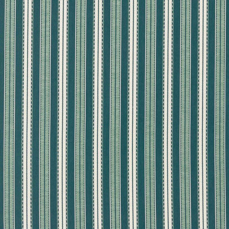 Hammersmith Woven Stripe Outdoor Fabric Teal
