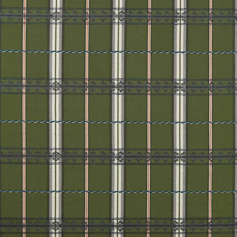 Hanover Check Fabric Forest