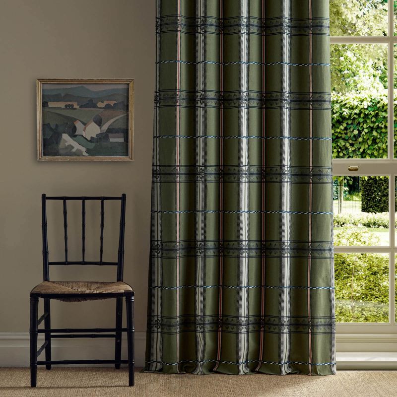 Hanover Check Fabric Forest