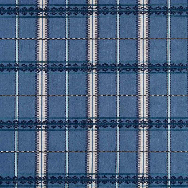 Hanover Check Fabric Indigo