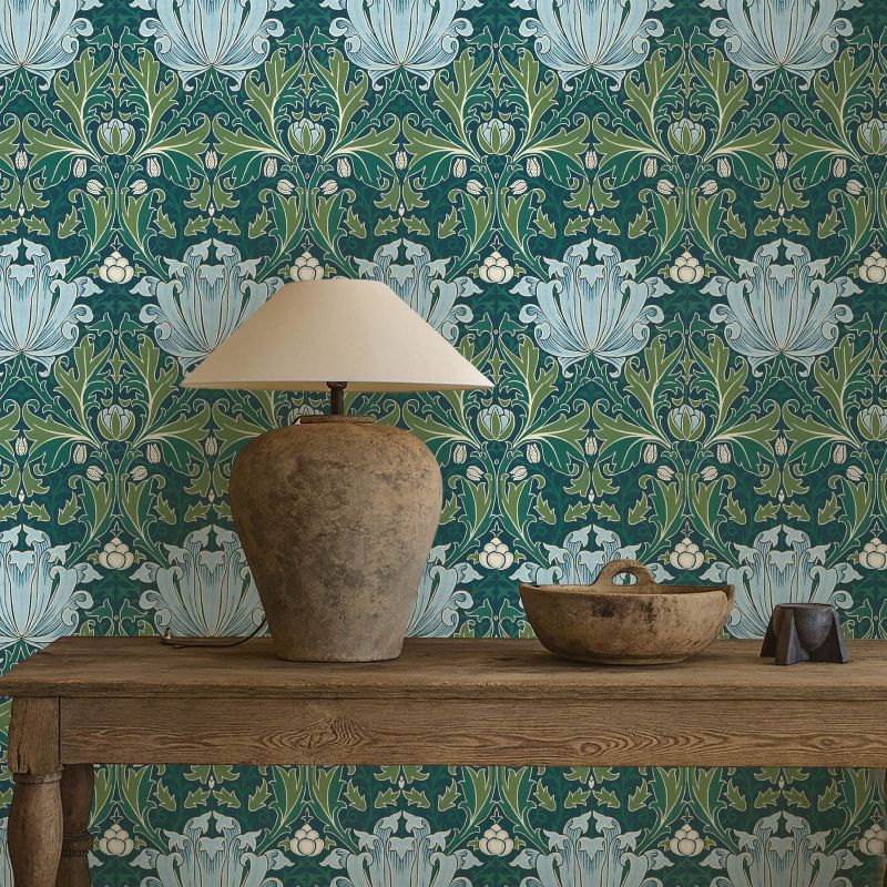 Helena Wallpaper Indigo/Boughs