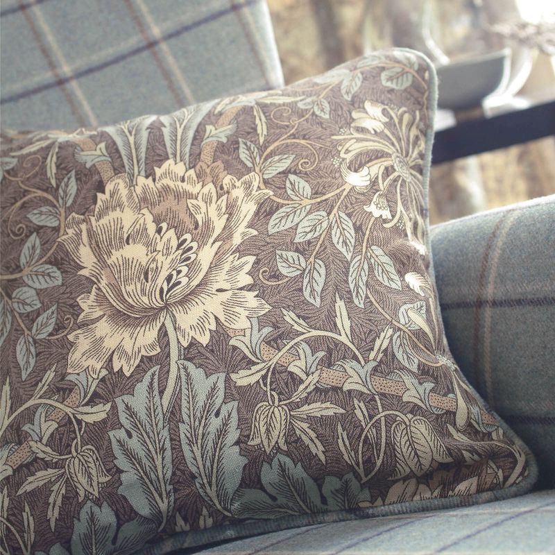 Honeysuckle & Tulip Fabric Bullrush/Slate