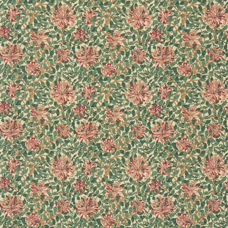 Honeysuckle Fabric Cream/Wine